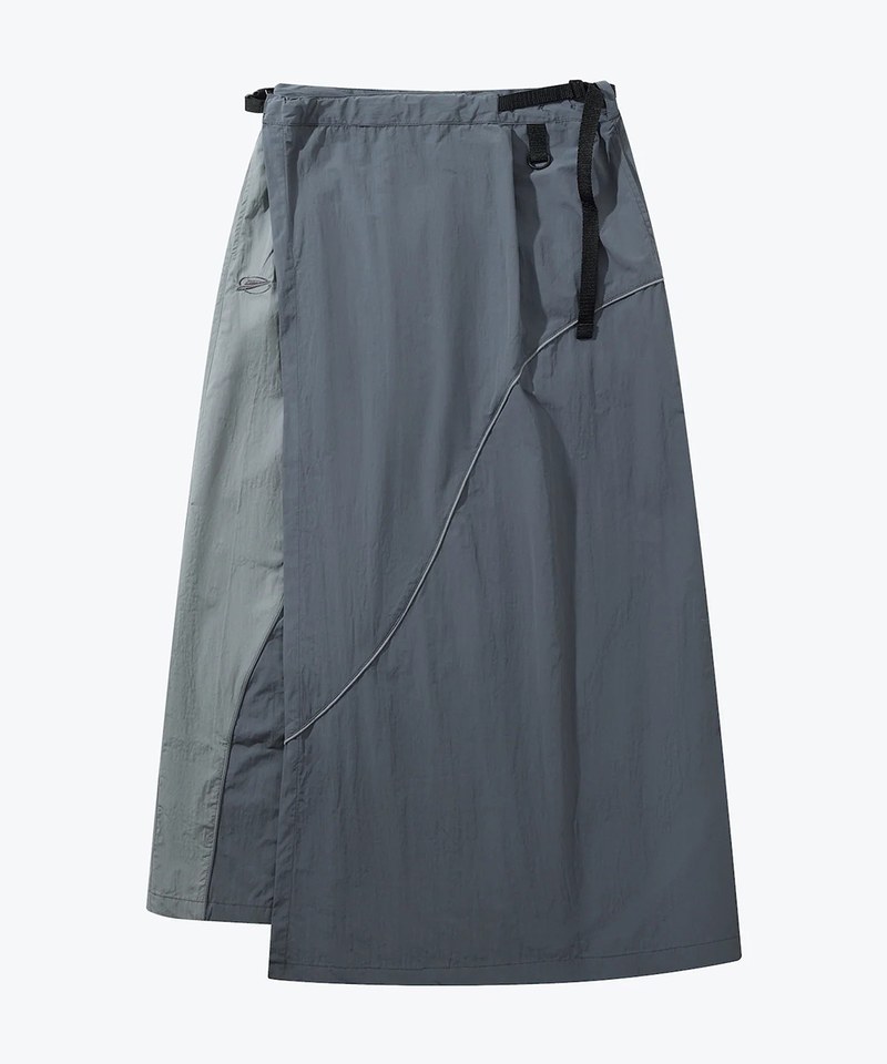 SNS4007W-241 不對稱剪裁長裙 Slash Technical Wrap Skirts