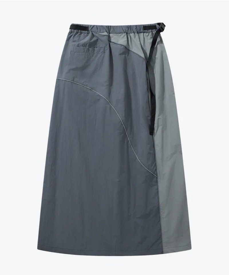 SNS4007W-241 不對稱剪裁長裙 Slash Technical Wrap Skirts