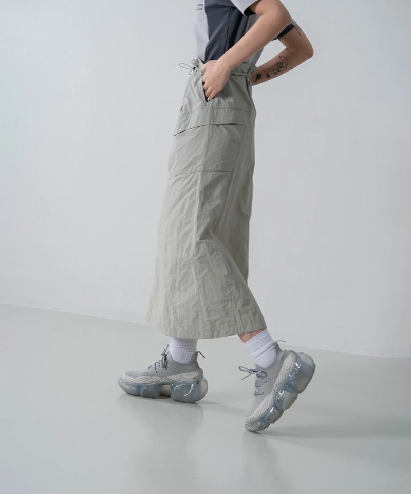 SNS4103W-241 軍風口袋長裙 M65-trapezoidal Pocket skirt