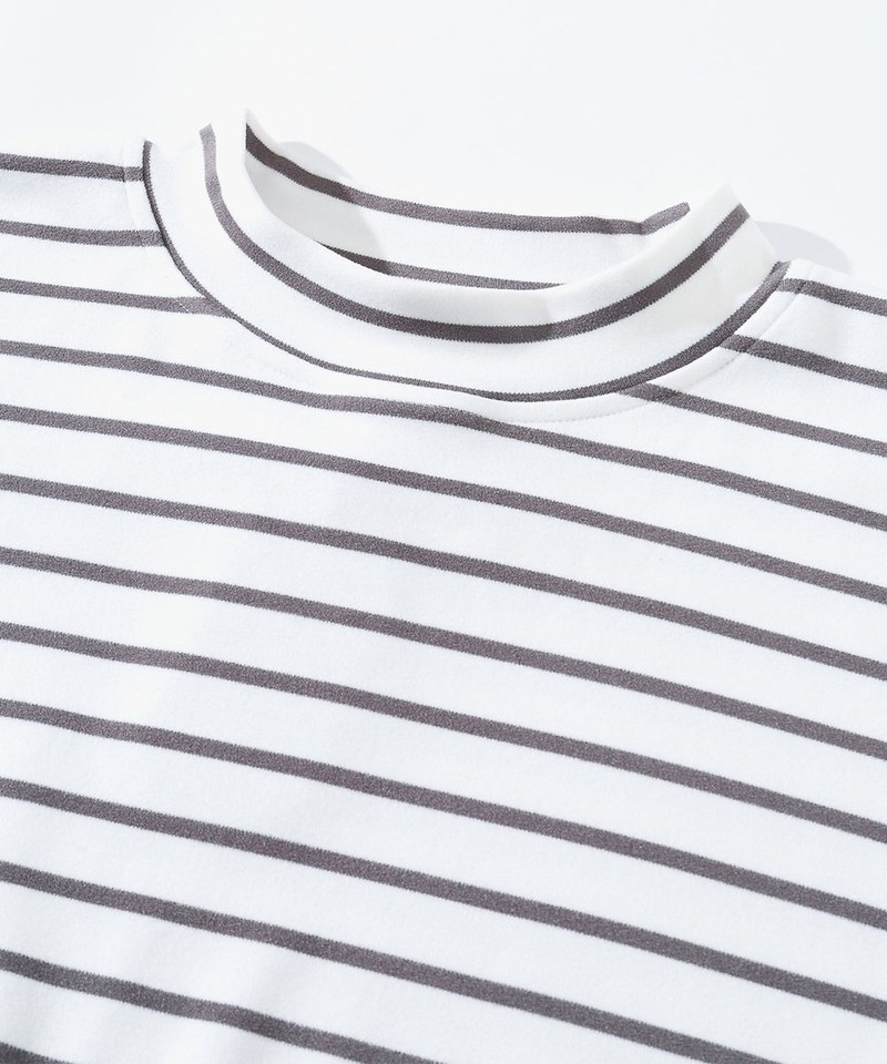 條紋長TEE TopBasics Striped Stretchable T-Shirt