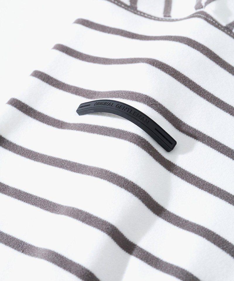 條紋長TEE TopBasics Striped Stretchable T-Shirt