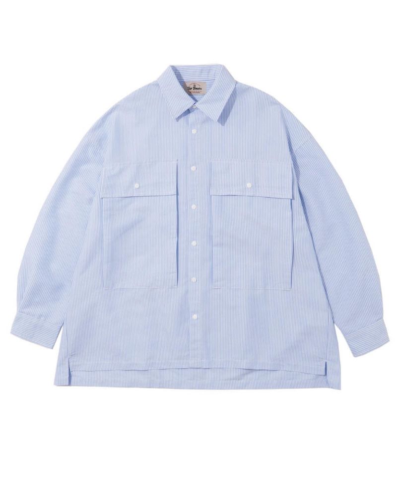 TBS0209-241 三口袋條紋襯衫 Three Pockets Striped Shirt
