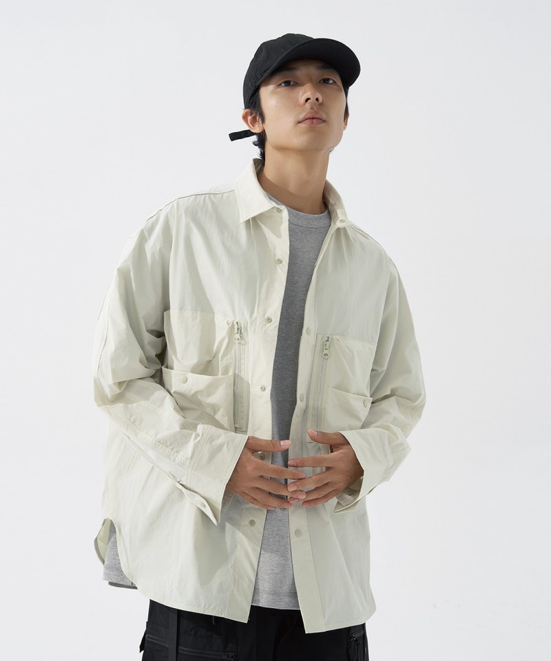 四口袋弧形下擺襯衫 Four Pockets Rounded Seam Shirt