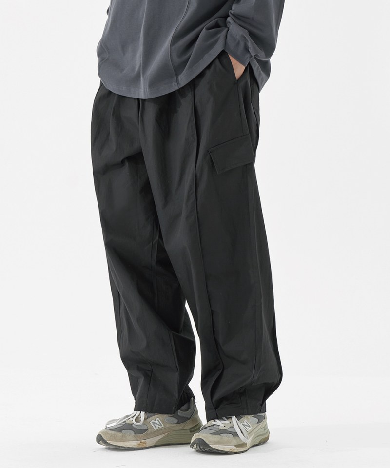 TBS1605-241 縫線翻蓋假口袋長褲 Faked Pockets Binding Relaxed Pants