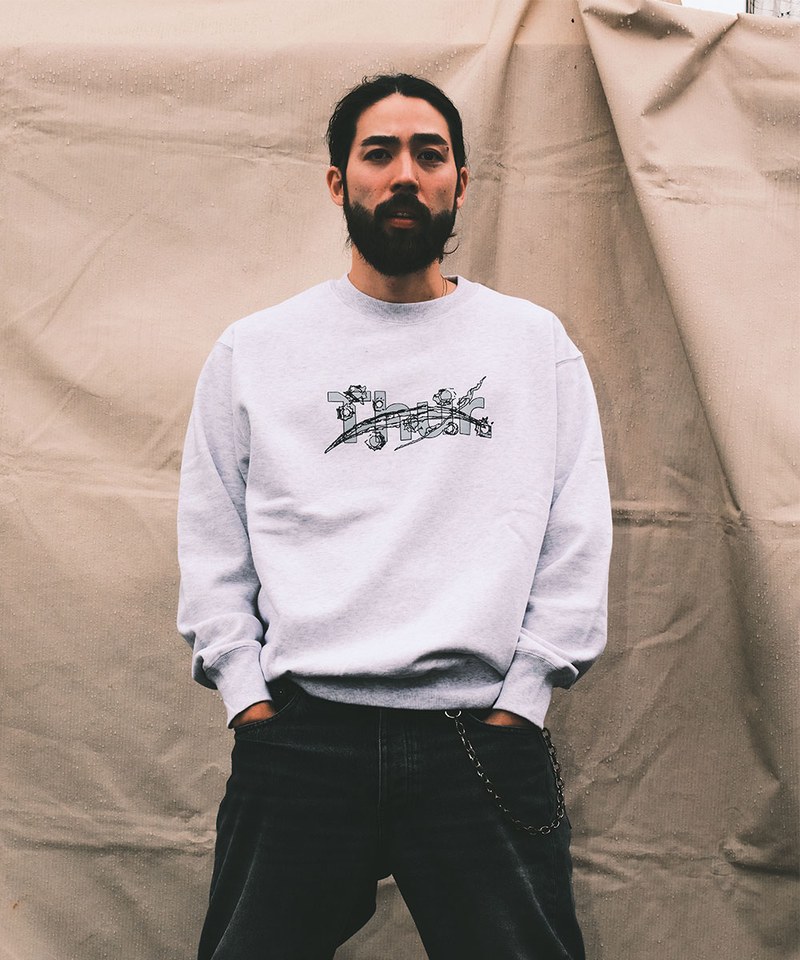 THUR0107-242 Logo衛衣 Logo gun Crewneck