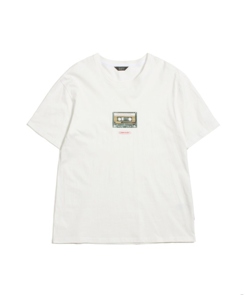 TLB0102-251 錄音帶印花上衣 Sobbing Basic Tee