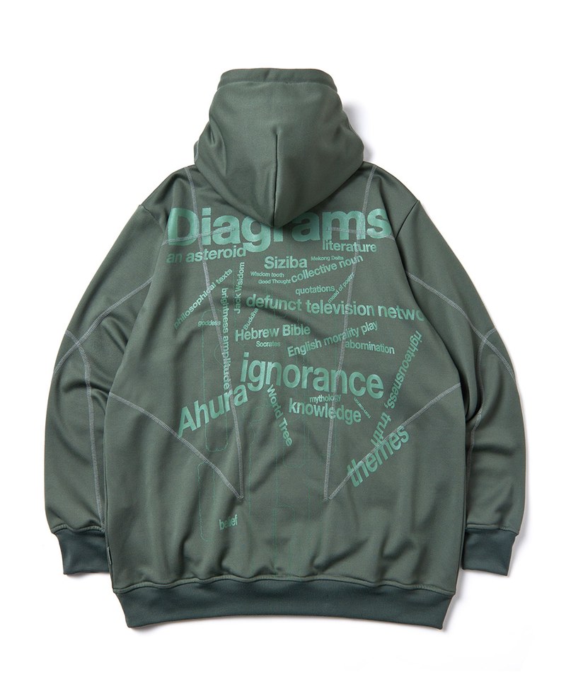 連帽上衣 WSDM REFLECTIVE COVER STITCH HOODIE