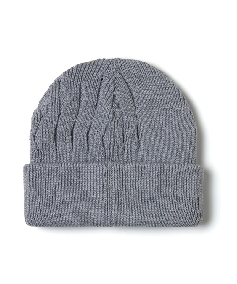 WDM2346-242 可翻折短毛帽 WISDOM LOGO BEANIE