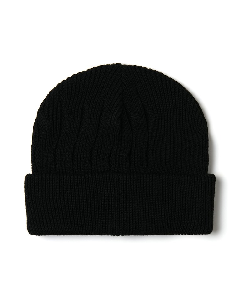 WDM2346-242 可翻折短毛帽 WISDOM LOGO BEANIE