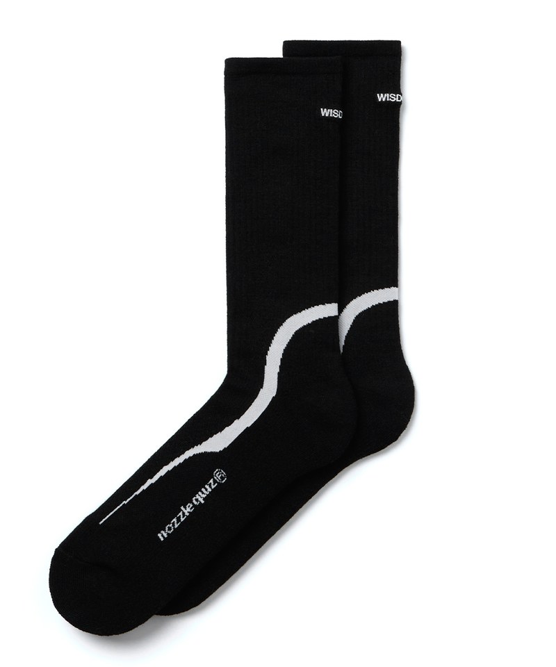 WDM2909-242 聯名長襪 WISDOM x nozzle quiz OVERCALF SOCKS