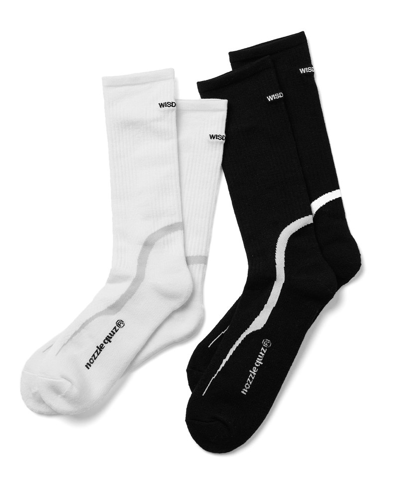 WDM2909-242 聯名長襪 WISDOM x nozzle quiz OVERCALF SOCKS