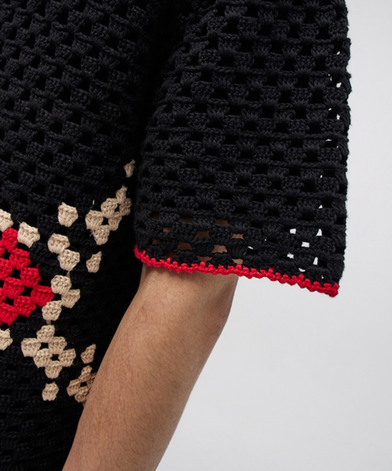 Oversize Crochet Knit Top 寬鬆手勾上衣