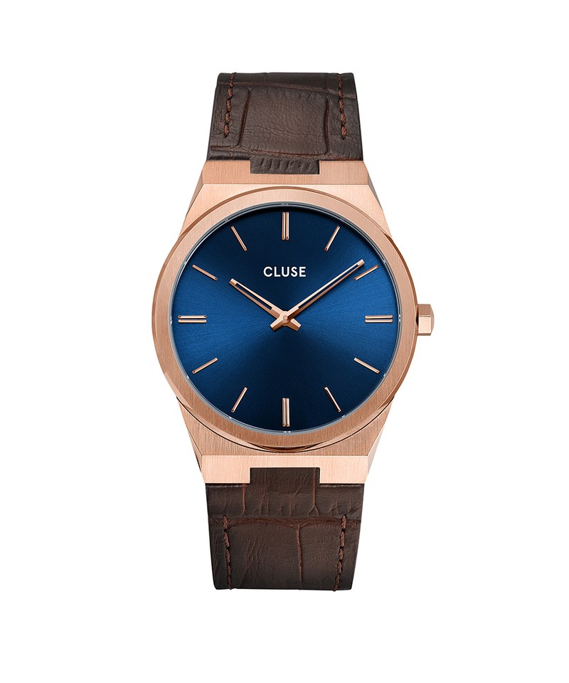 CLU9937 銀框皮革腕錶 CW0101503002 Vigoureux 40 Leather