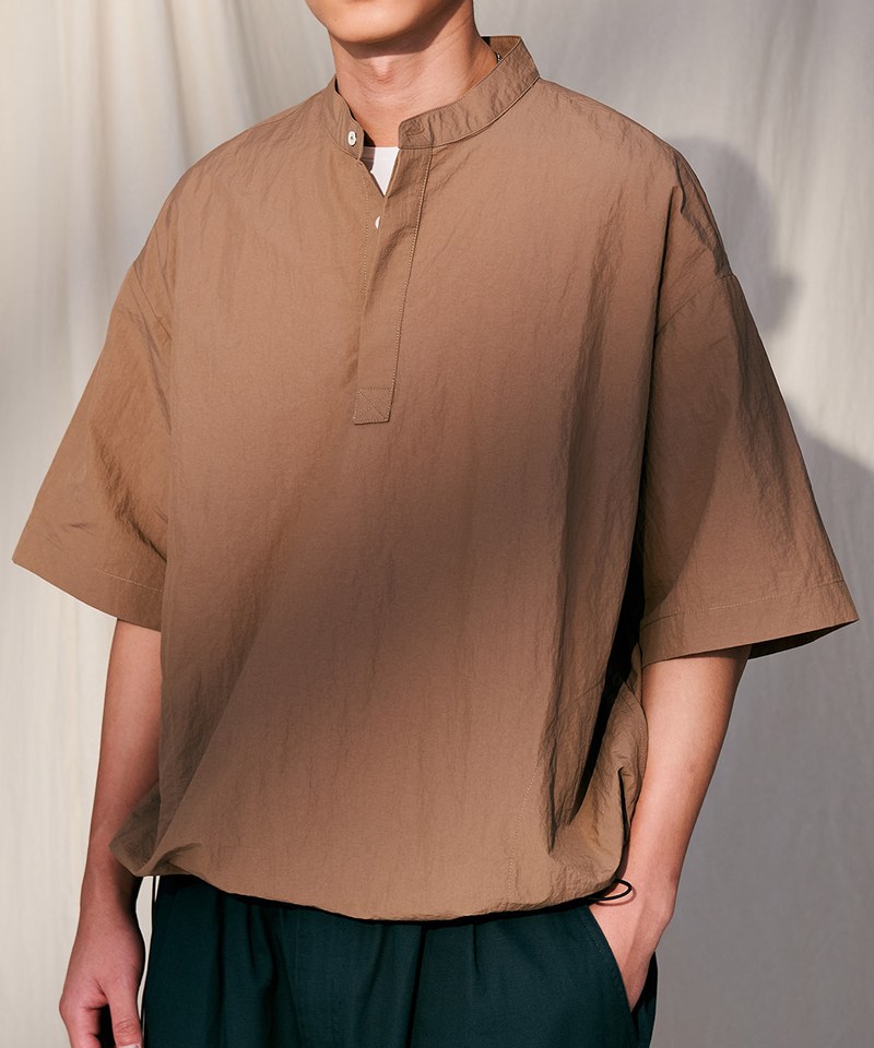 COP0179 半開襟套頭襯衫