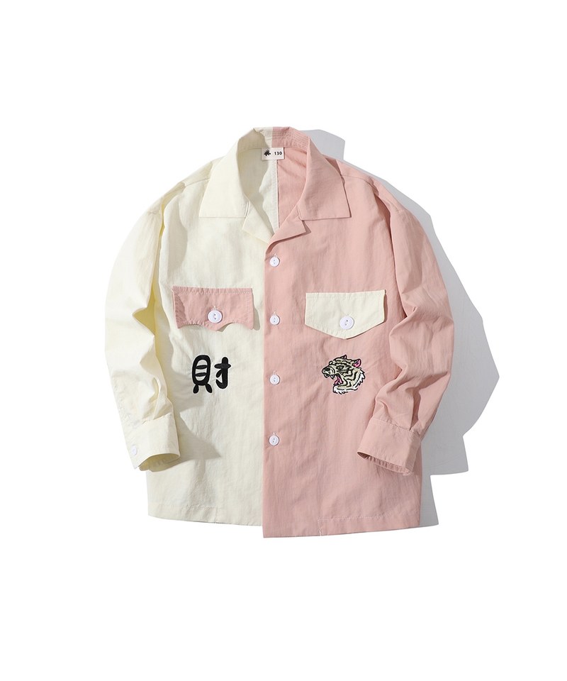 CSB0215-221 別注款拼接襯衫(童) Souvenir Shirt 2.0 LS