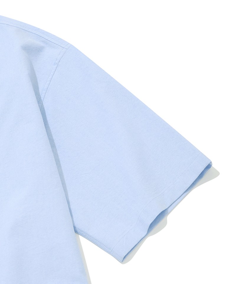 藍色 襯衫,寬鬆 襯衫,簡約 logo