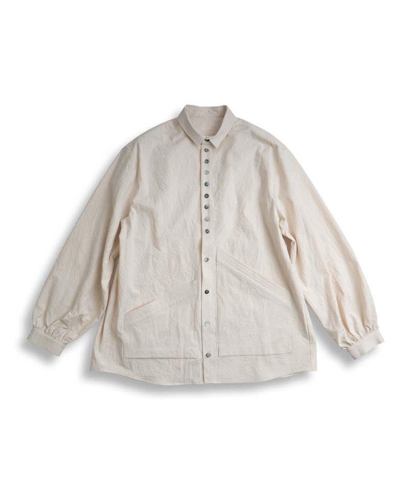 DRN0208 泡泡袖襯衫 button puff sleeve shirts