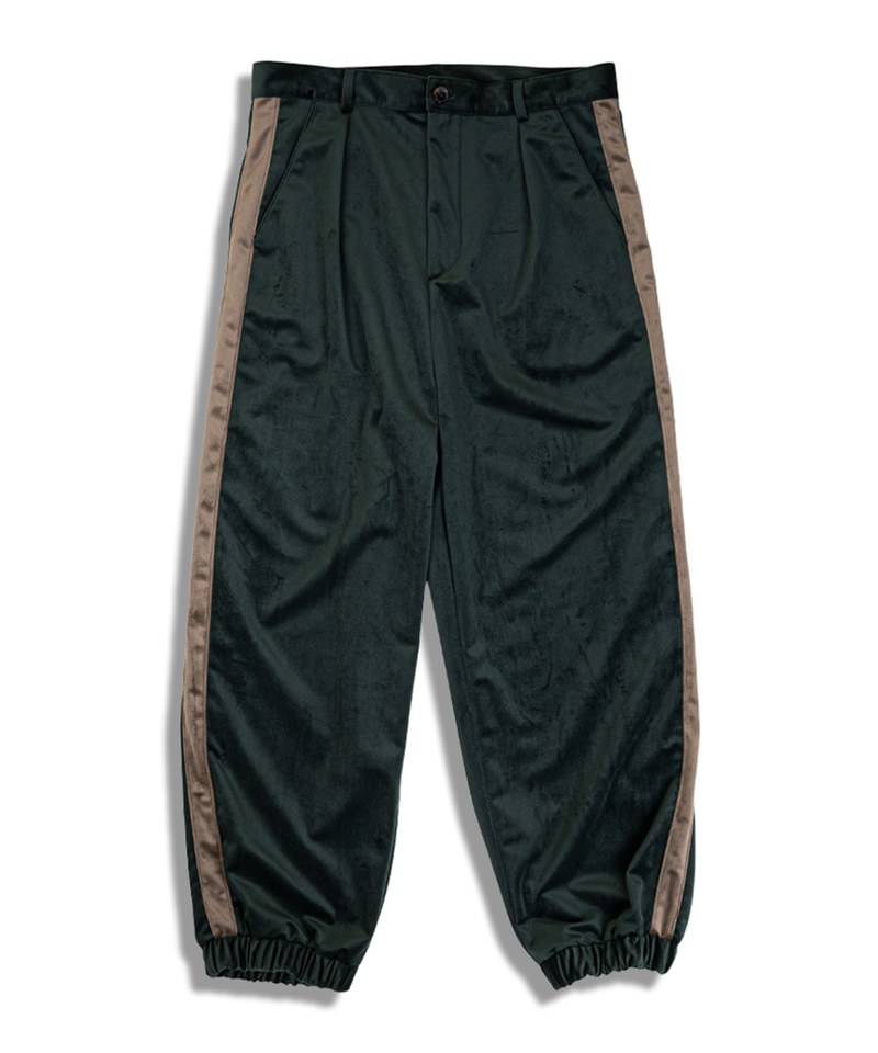 絲絨運動長褲 velvet line track pants(riri zipper)