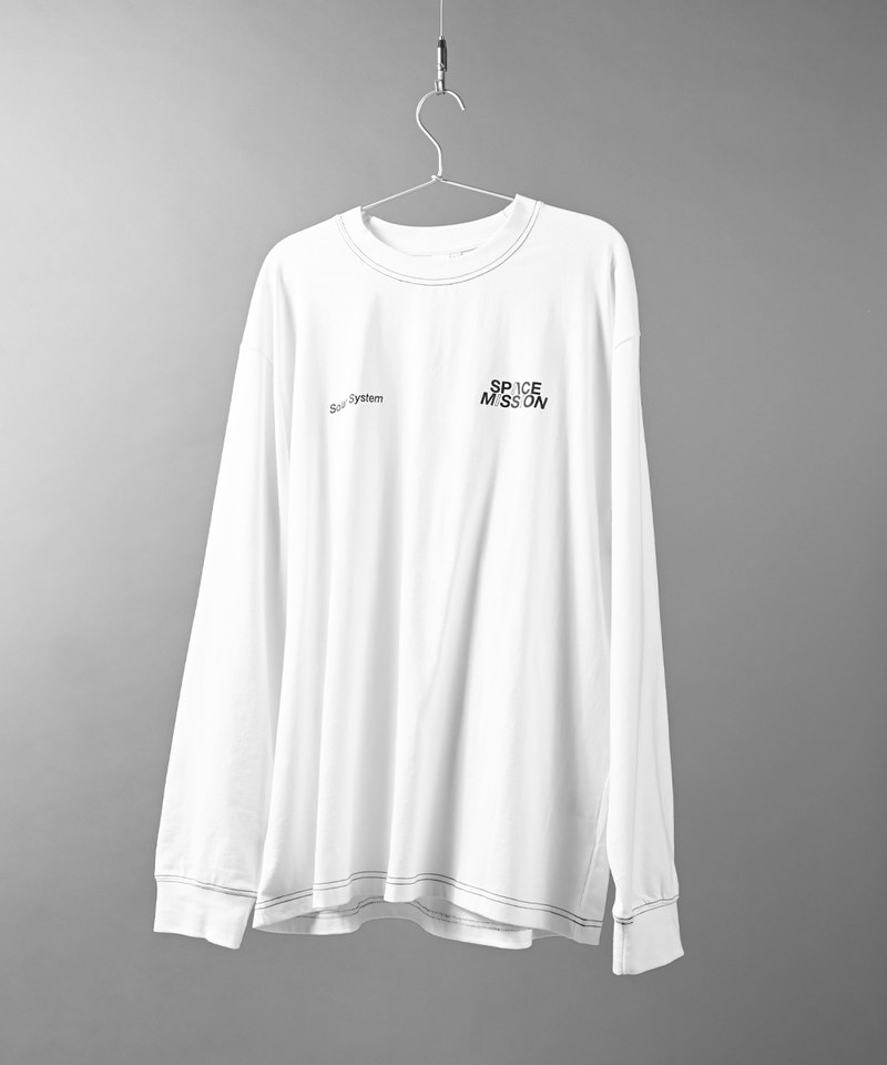 FBF9915 SPACE MISSION 縫線長袖T-shirt