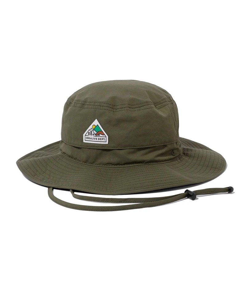 CREALIVE DEPT. Mountain Peak Logo Boonie Hat 山峰標誌機能登山戰術帽