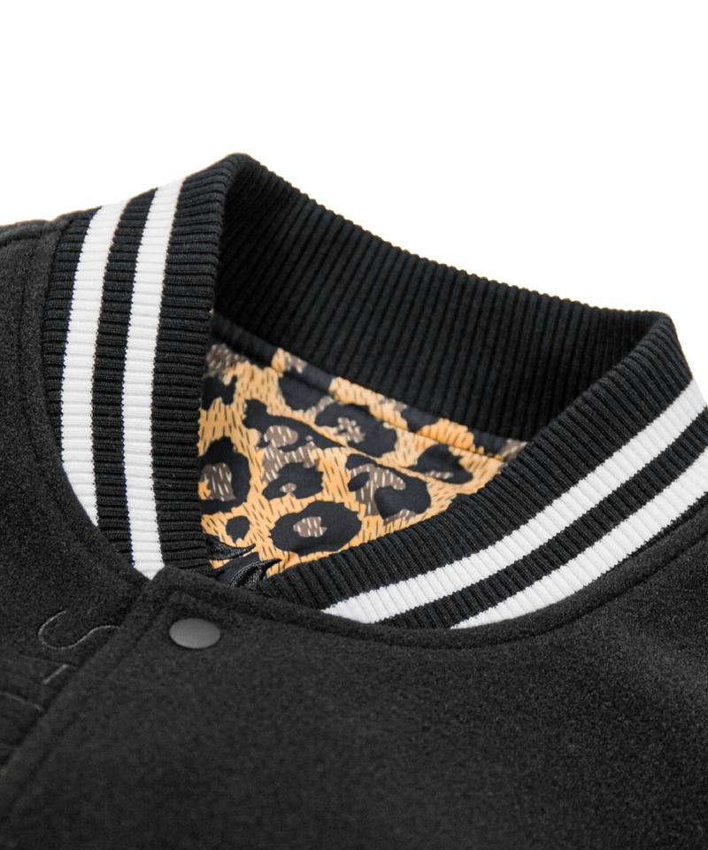 ORDINARY 豹紋雙面穿棒球外套