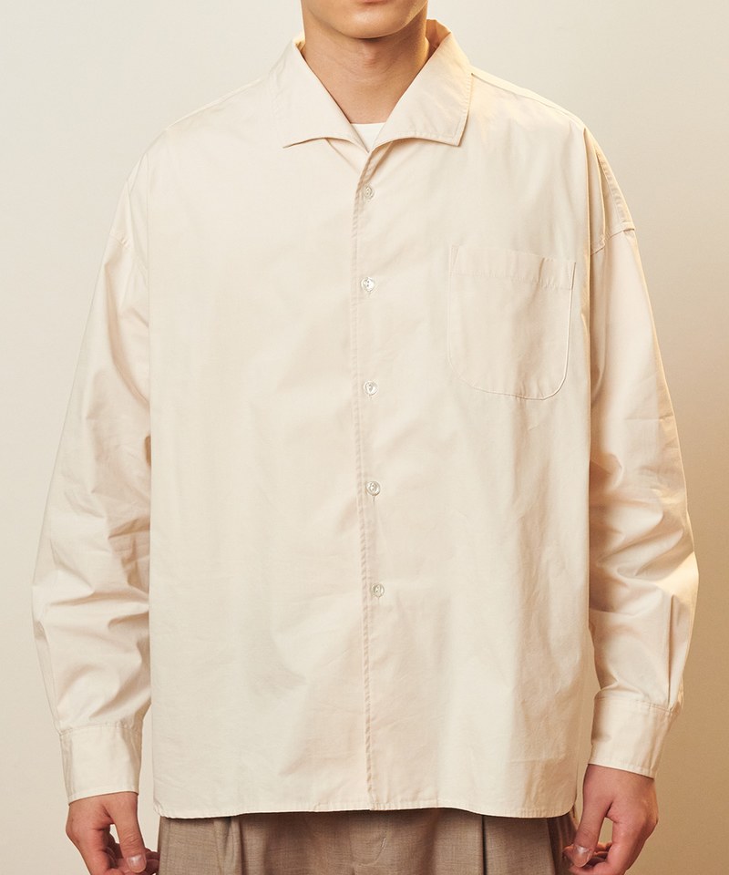 PLN3302 休閒義式領風格襯衫