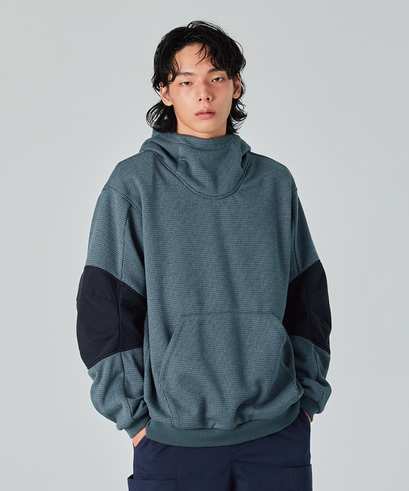 拼布連帽衫 Fleece Patchwork Hoodie