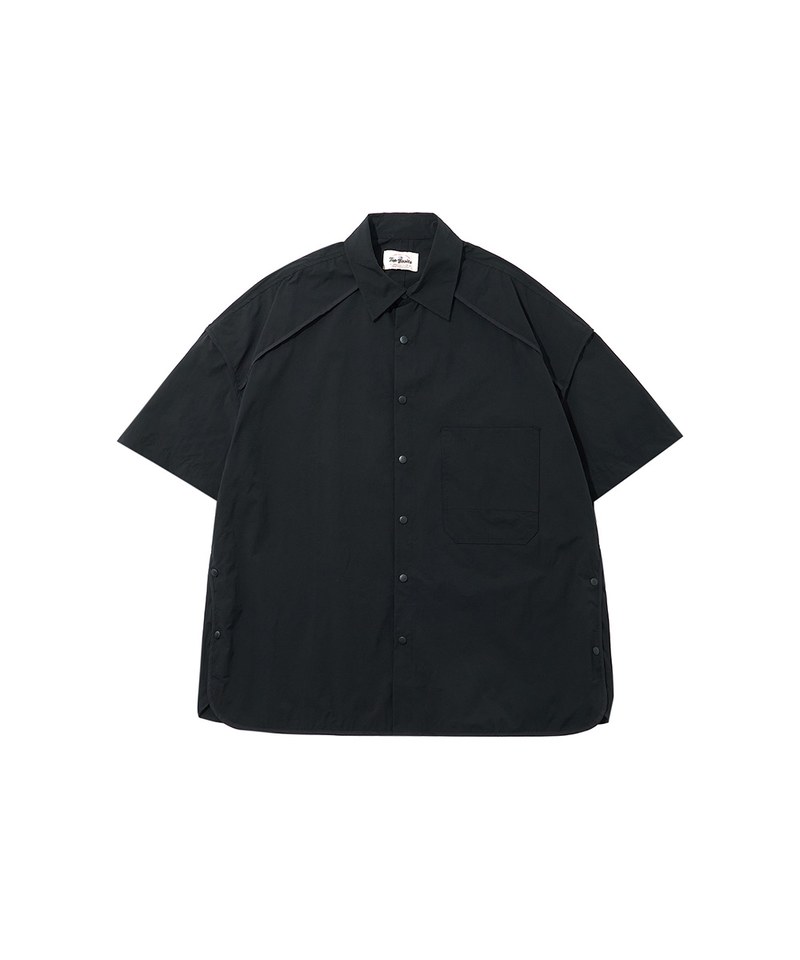 TBS0213-241 側面按扣開叉襯衫 Buttoned Side Slit Shirt