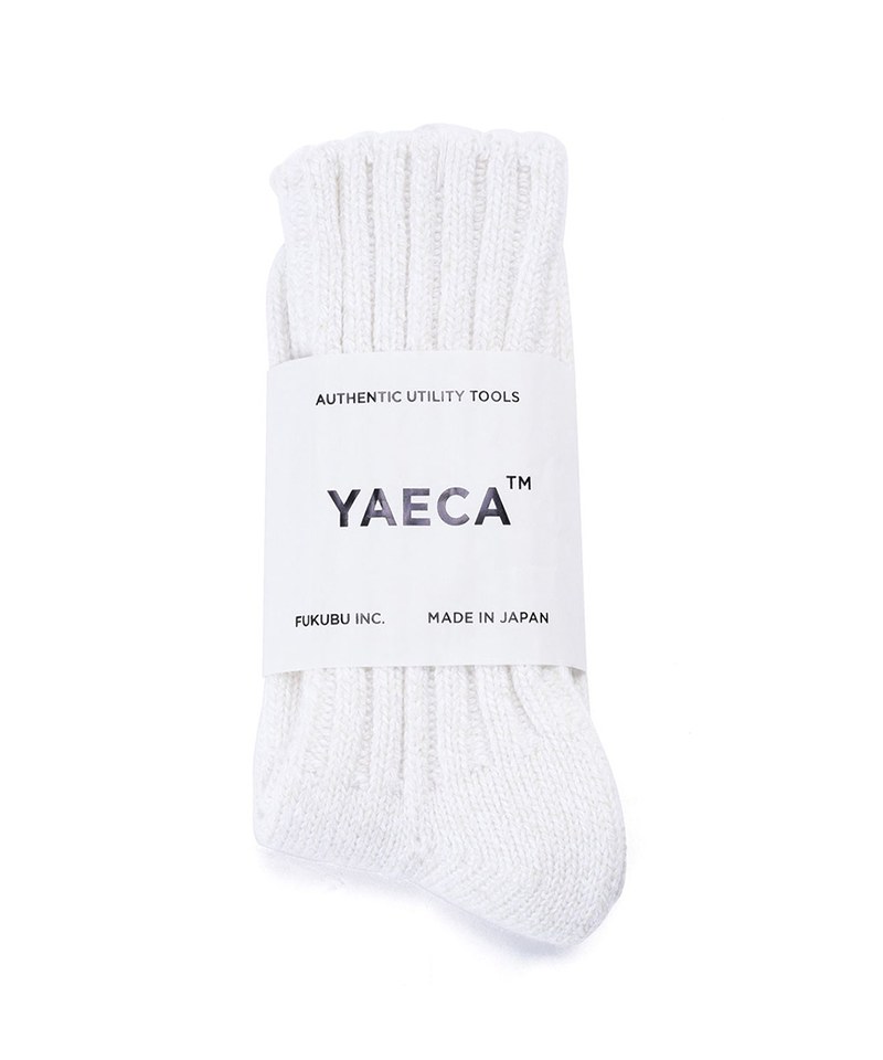 YCA2907 11901 COTTON SILK SOCKS 厚織羅紋中筒襪