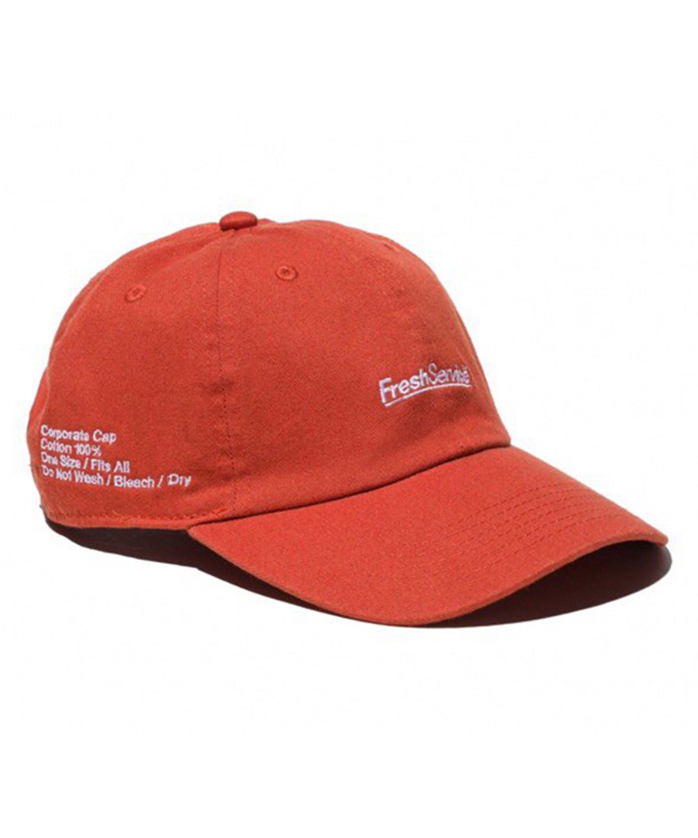  LOGO刺繡老帽 CORPORATE CAP - RUST-F