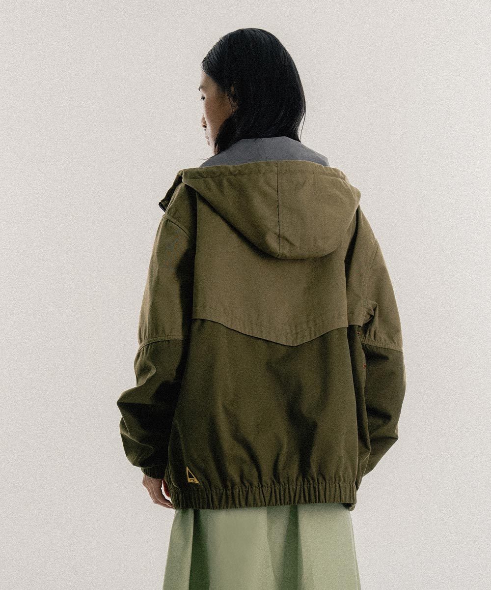 連帽外套 Two-Tone Hooded Jacket