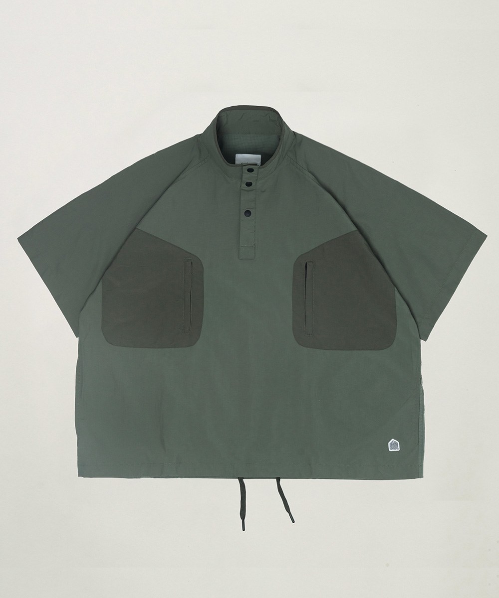 尼龍套頭衫 HALF SNAP PULLOVER SHIRT