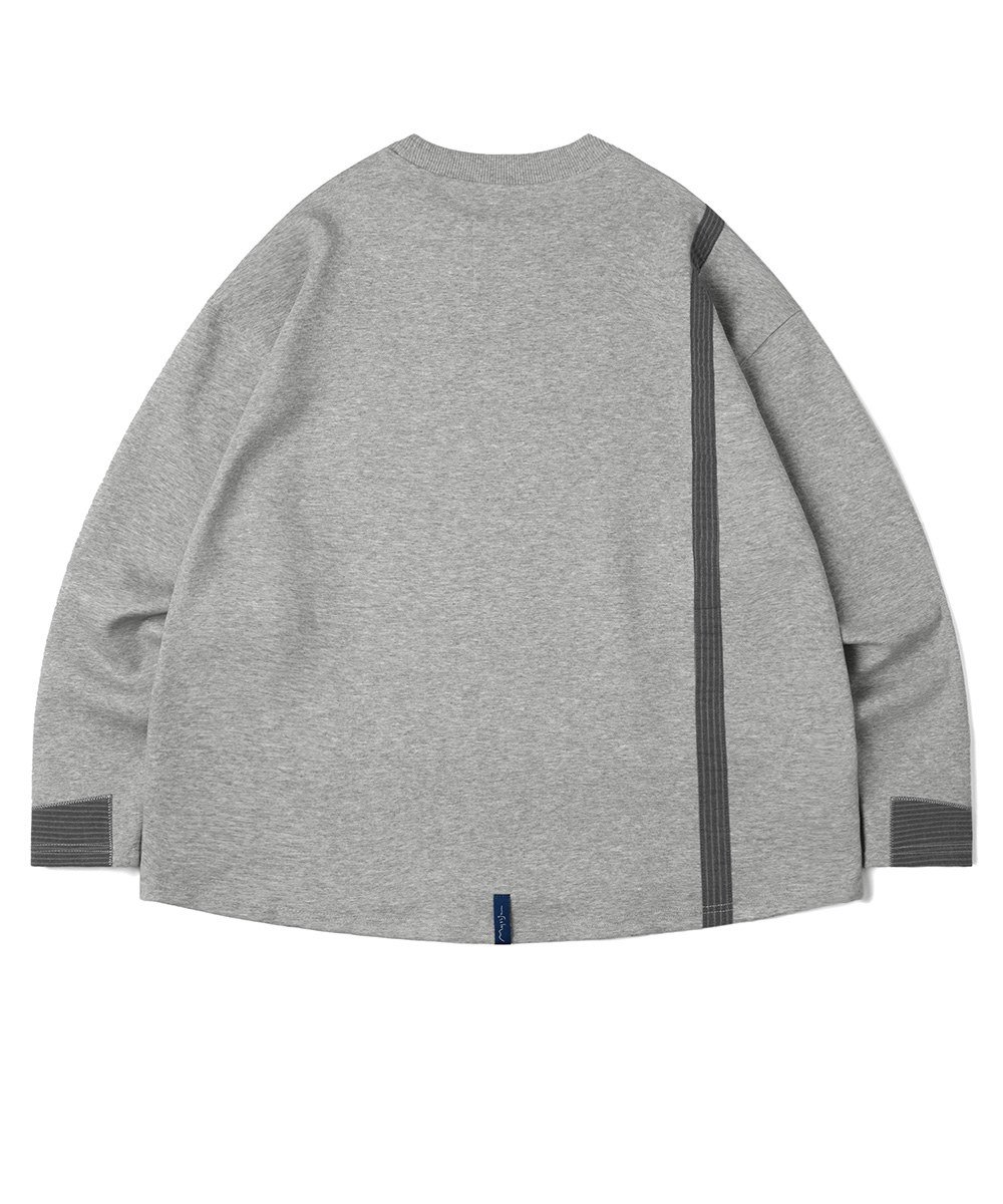 袖口拼色長Tee Mix-Layered Comfy LS Tee