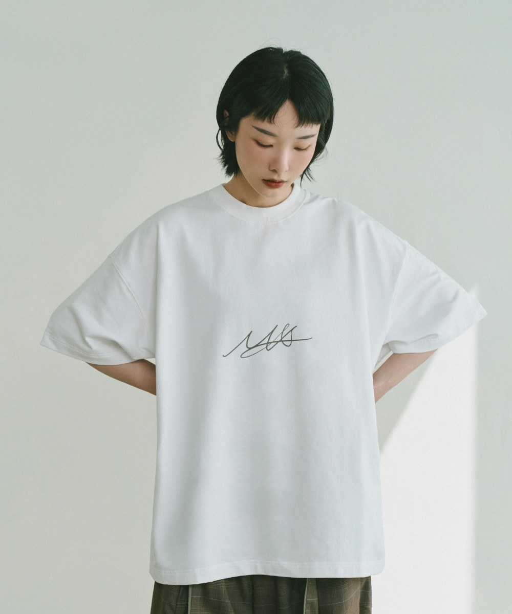 聯名圖像短Tee MELSIGN x Found Feather Soft touch Feather Tee