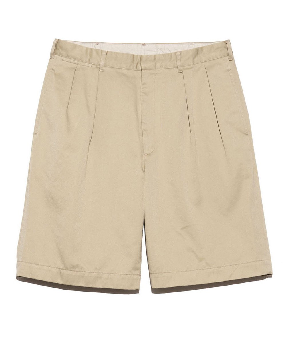 雙打褶短褲 Double Pleat Chino Shorts