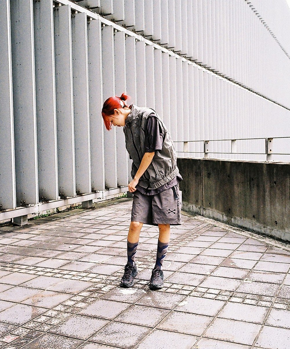 抗撕裂尼龍短褲 Grid utility shorts