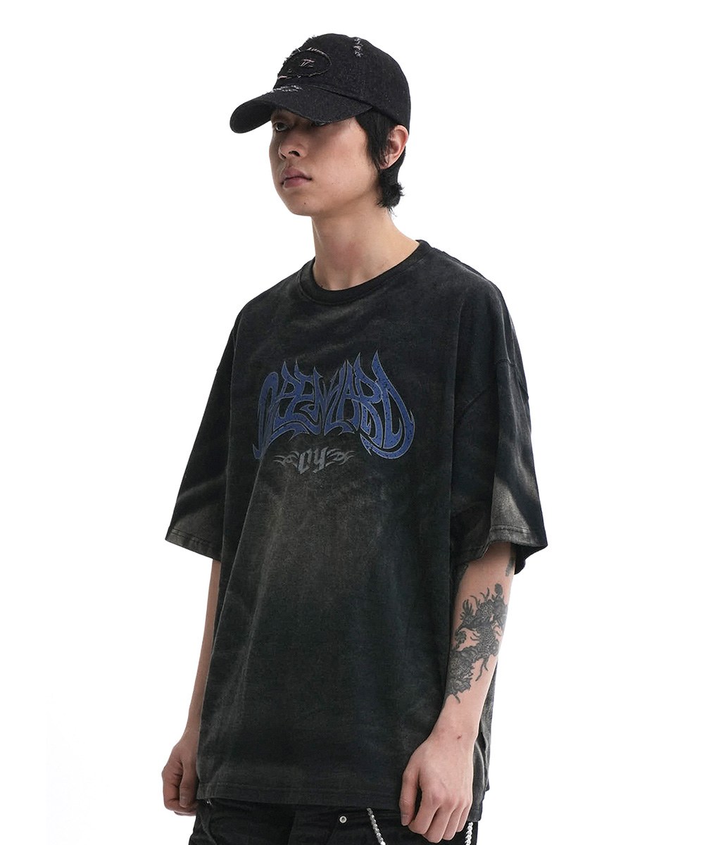 水洗印花短TEE VINTAGE WASHED OYPD T