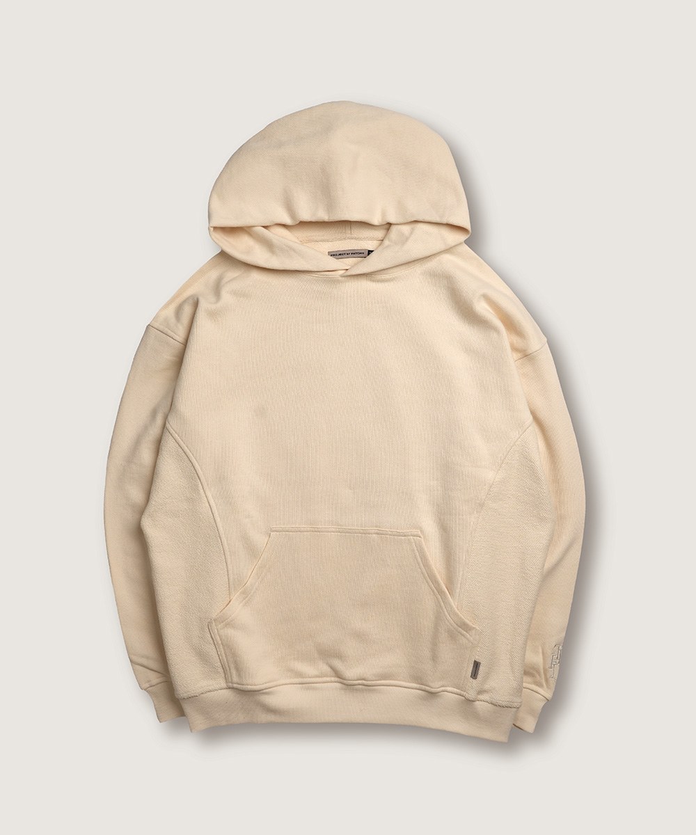 寬短剪裁帽ＴMISMATCH HOODIE