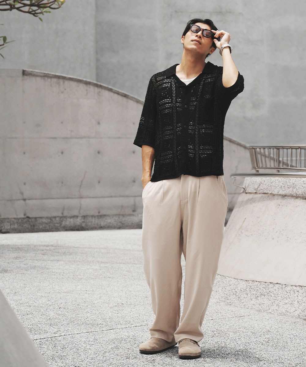 輕薄西裝長褲 DAILY LOOSE TROUSERS