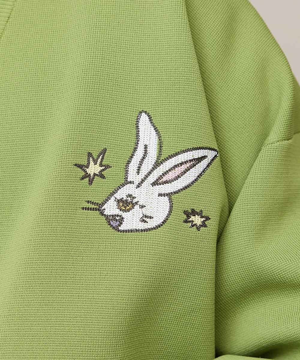 福兔空氣感針織開襟短版外套
