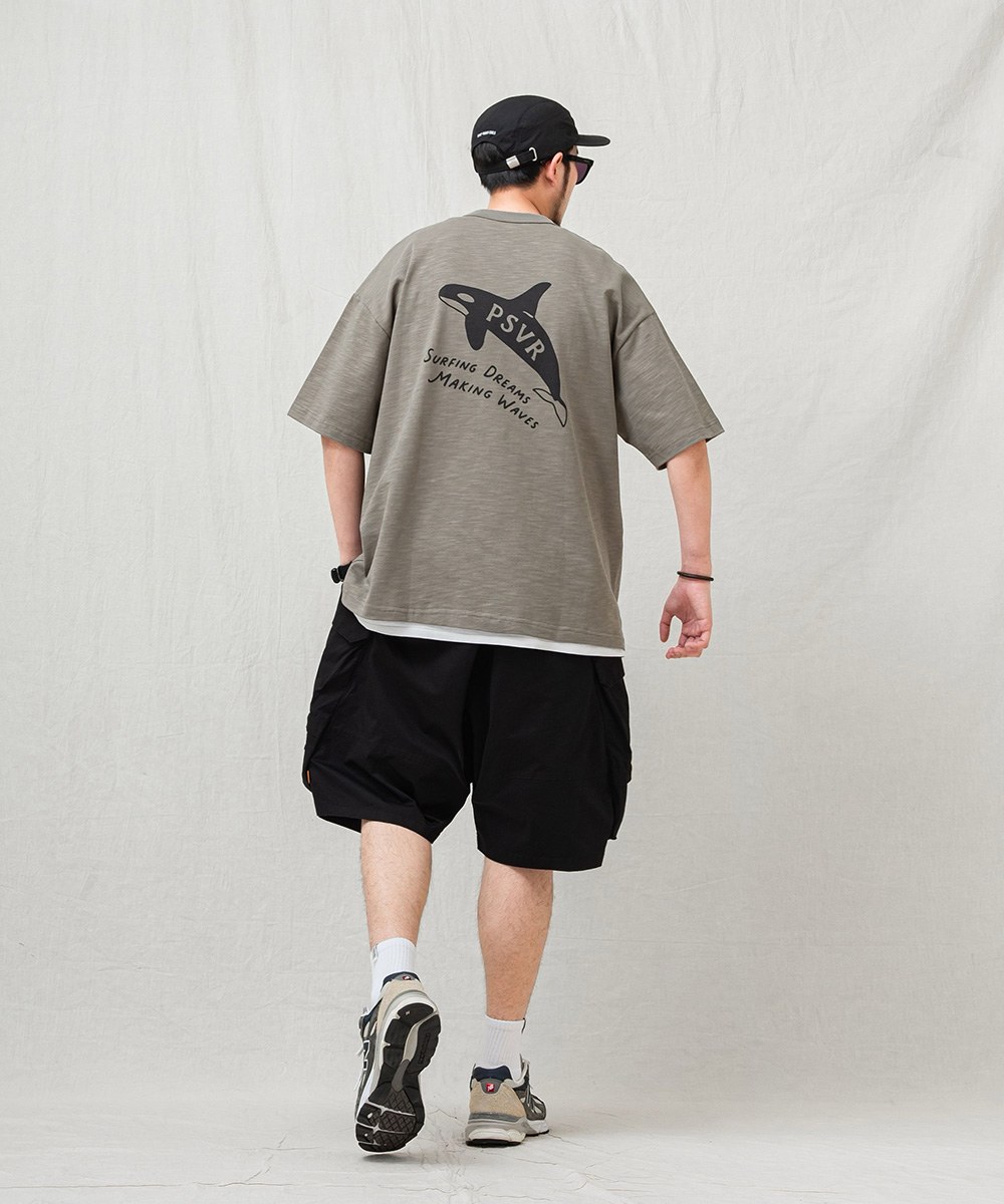 虎鯨圖像TEE KILLER WHALE GRAPHIC T-SHIRT