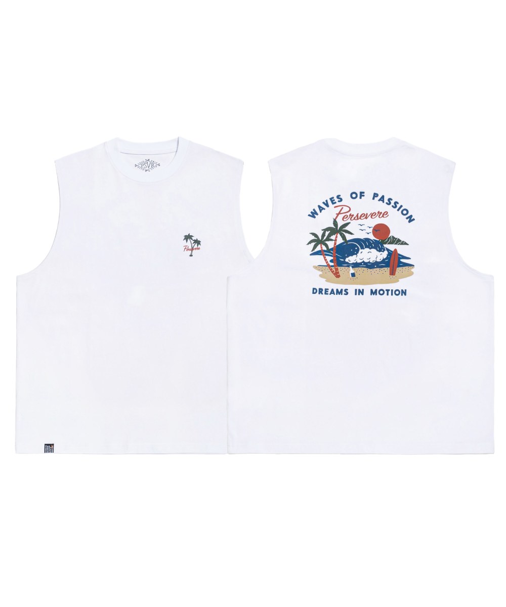 寬肩背心 WAVES OF PASSION SLEEVELESS T-SHIRT