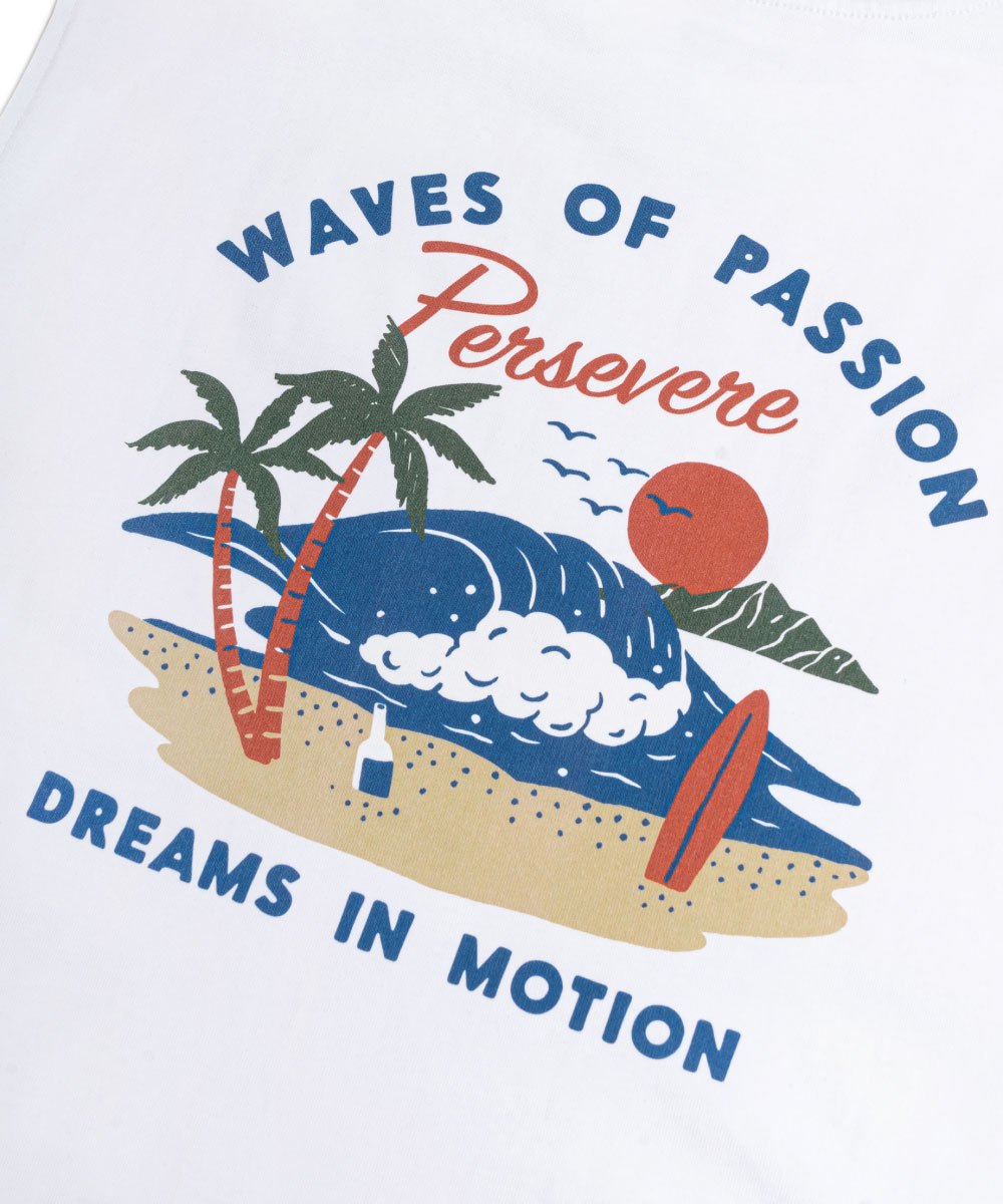 寬肩背心 WAVES OF PASSION SLEEVELESS T-SHIRT