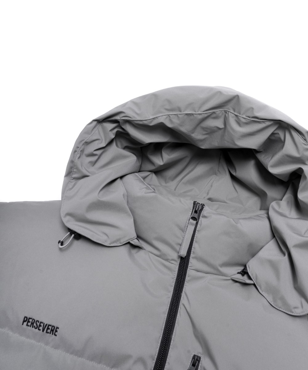 防潑水可拆式連帽羽絨外套 water-repellent down jacket