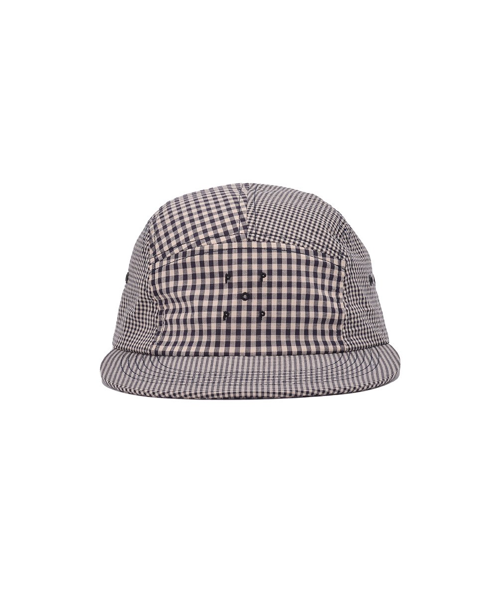 格紋五片帽 five panel hat