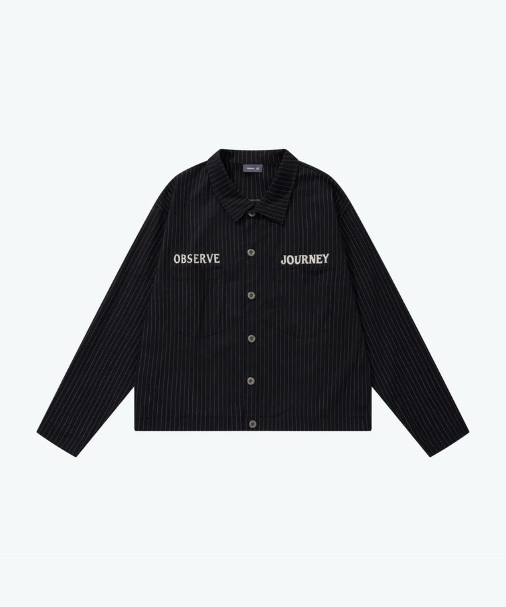 工裝外套 Stripe Patch Worker Jacket