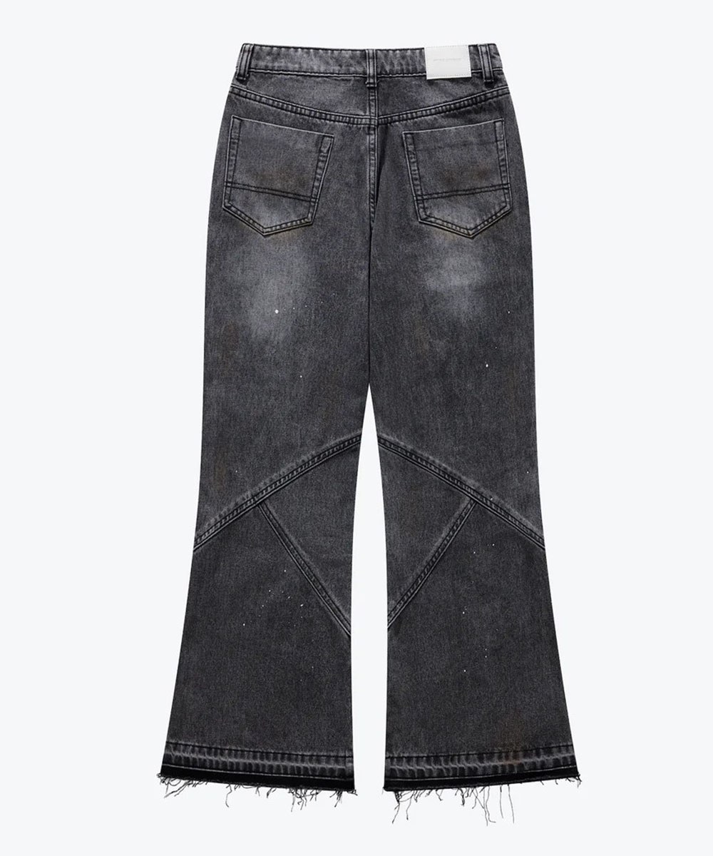 靴型牛仔褲 Double Knee Bootcut And Flare Jeans