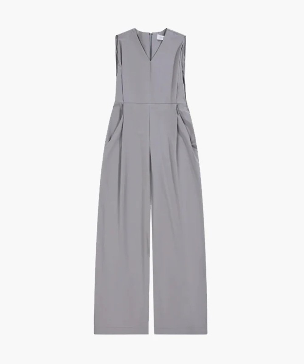 高腰連身褲 High Waist Wide Cut Jumpsuit