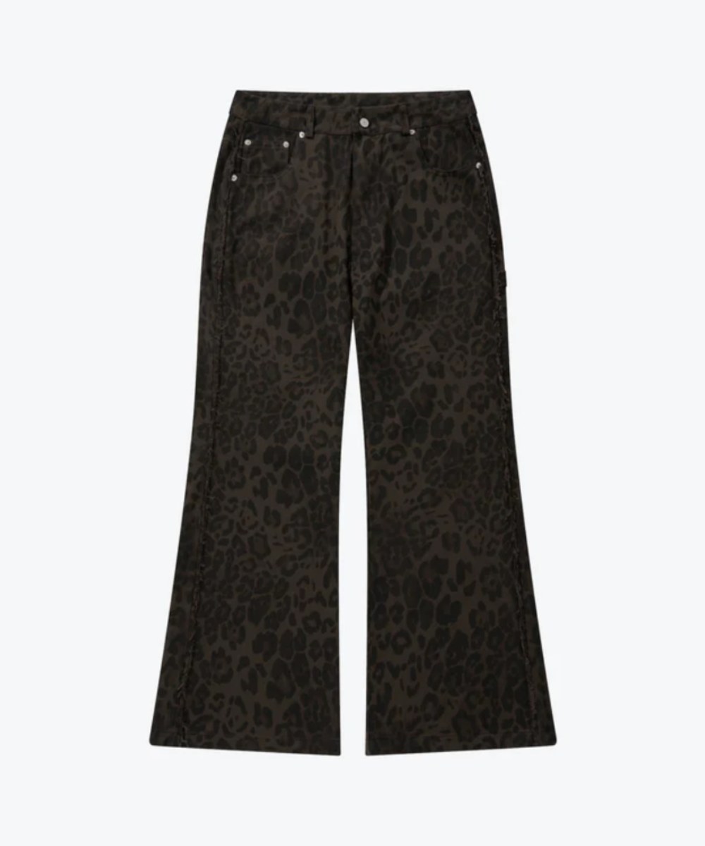 豹紋喇叭褲 Leopard Flare Parts