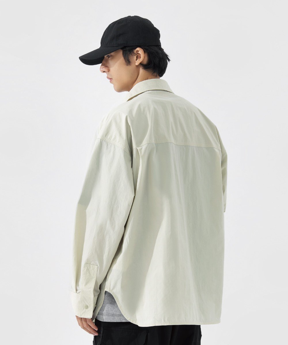 四口袋弧形下擺襯衫 Four Pockets Rounded Seam Shirt